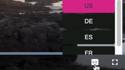 Définir la langue des légendes