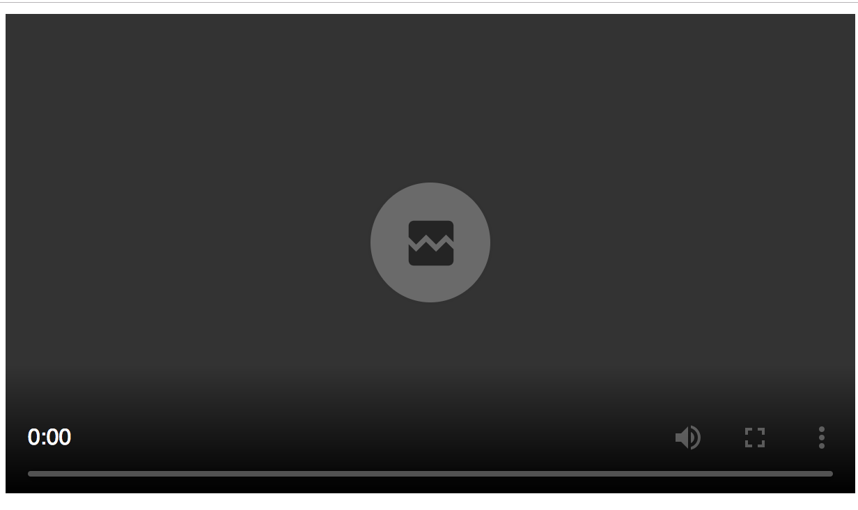 Icône vidéo cassée chromée
