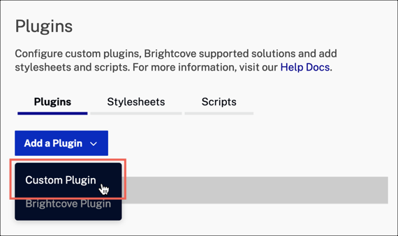 Plugin personnalisé