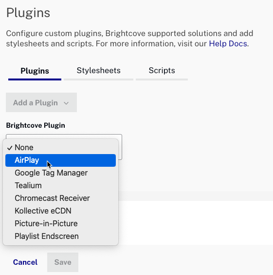 Plugin AirPlay