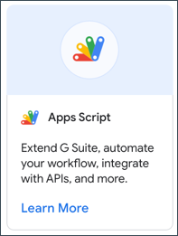 Projet Apps Script