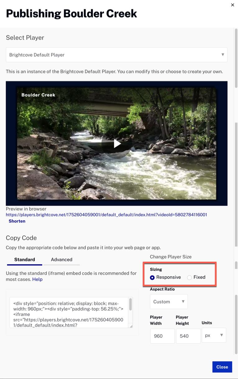 Publication du module média